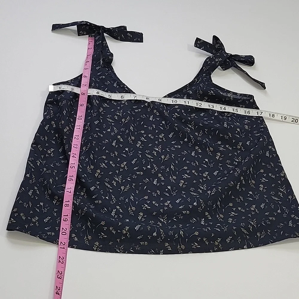 Universal Thread Sleeveless Shoulder Strap Ties Top SZ S - Picture 7 of 11